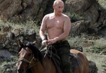 Vladimir Putin a caballo