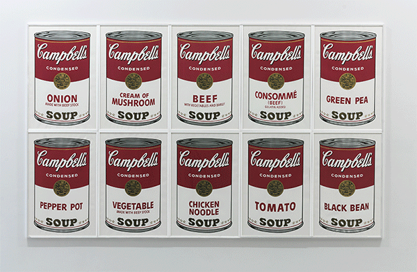 Warhol_Campbells Warhol, el artista como estrella