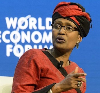 Winnie-Byanyima Davos bajo el signo de la desigualdad más obscena