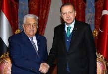 Abbas y Erdogan en un encuentro previo a la Cumbre Panislámica de Estambul