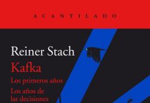 Acantilado: MG, Reiner Stach, Kafka. Portada