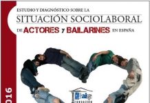 AISGE: informe sobre actores y bailarines en España