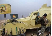 Milicianos enrolados en las fuerzas armadas iraquíes