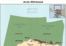 Mapa de la zona afectada por la prohibición de perforar en el Ártico adoptada en diciembre de 2016 por EEUU y Canadá