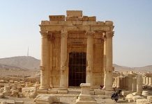 Templo de Baal derruido por el Dáesh en Palmira