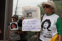 Protestas por la impunidad en el asesinato de Berta Cáceres