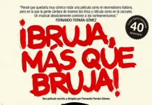 Cartel de ¡Bruja, más que bruja!