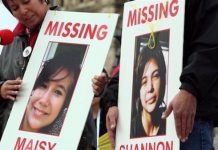 Movilizaciones por las mujeres indígenas desaparecidas en Canadá