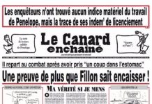 Le Canard Enchainé del 8 de febrero de 2017