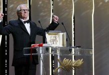 Ken Loach celebra la Palma de Oro conseguida en Cannes 2016