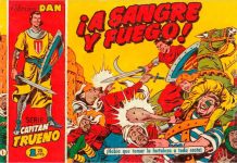 Portada del primer número de El Capitán Trueno: "A sangre y fuego"