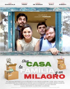 casa-familia-milagro-cartel-273x350 “Una casa, la familia y un milagro”, tragicomedia fraternal de Augusto Fornari