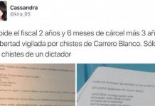 Cassandra Vera explica su situación en un tuit