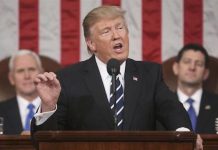 Donald Trump se dirige al Congreso de los EE.UU el 28 de febrero de 2017