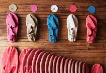 El Roque: zapatillas de lona lavada de colores