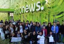 Euronews, trabajadores en paro el día 5 de diciembre de 2016