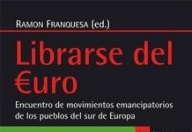 Portada de "Librarse del Euro- Encuentro de movimientos emancipatorios de los pueblos del sur de Europa" publicado por Franquesa editor