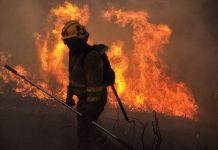 Incendio en Galicia Foto cedida: EFE/Eliseo Trigo