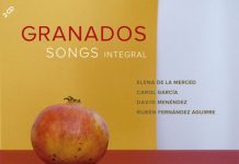 Granados Songs Integral, carátula