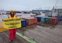 22/09/2017 Puerto de Bilbao, Vizcaya; Bizkaia. Euskadi. País Vasco Puerto de Bilbao. ©Greenpeace / Pablo Blazquez