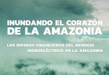 Portada del informe de Greenpeace sobre el negocio hidroeléctrico en la Amazonía