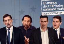 Greenpeace pide a los líderes españoles que no sean marionetas de la industria en las negociaciones del TTIP