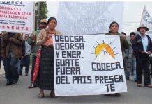 Guatemala, movilizaciones campesinas de Codeca