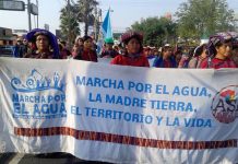 Guatemala: marcha por el agua en el Día de la Tierra. Foto: ASP