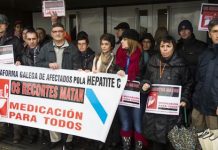 Protestas en Galicia por la falta de tratamientos contra la Hepatitis c