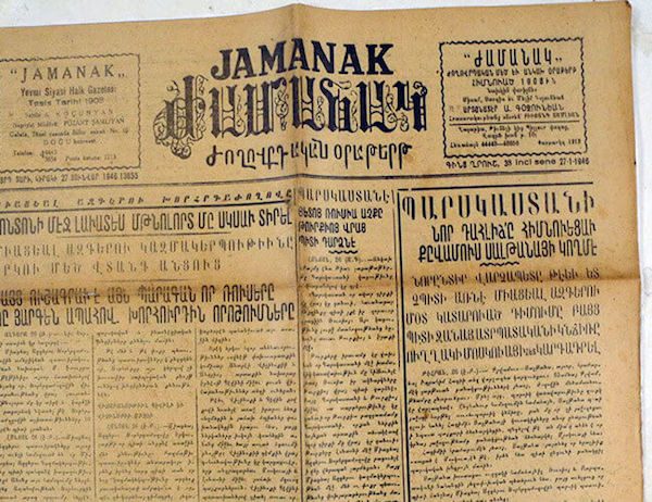 jamanak-historico-600x462 Jamanak: el diario armenio más antiguo cumplirá 110 años