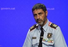 Josep Lluis Trapero, jefe de loa Mossos d'Esquadra de Cataluña