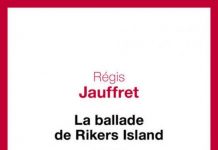 Portada de "La Ballade de Rikers Island", de Régis Jauffret