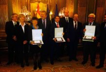 Entrega de las Placas de Honor de la Orden Civil de Alfonso X el Sabio a los Liceos franceses, el 4 de noviembre de 2015