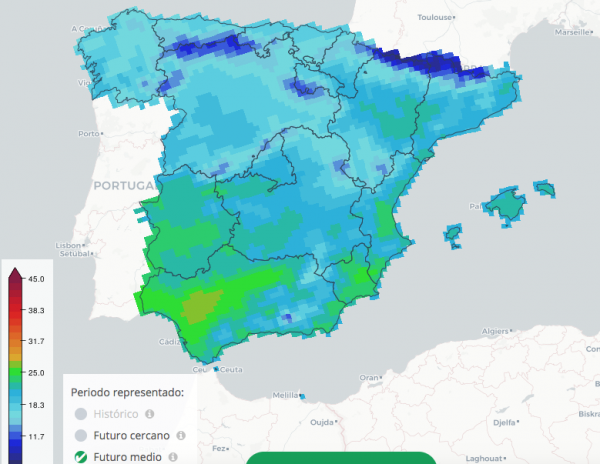 mapa-adaptecca-web-cambio-climático-600x464 Adaptecca, la web sobre el cambio climático en España