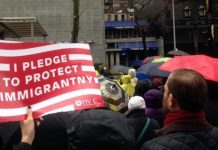 Marcha en Nueva York por los derechos de los inmigrantes (Imagen de Pressenza)