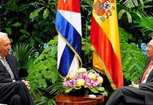 Entrevista en La Habana entre García Margallo y Raúl Castro