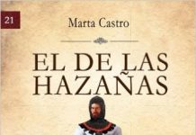 Portada del libro "El de las hazañas" de Marta Castro, publicado por la Editorial Altera