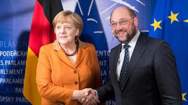 merkel-schulz-600x338 Alemania: la Gran Coalición, o el pragmatismo germano