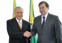 Michel Temer con Rodrigo Maia