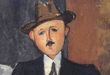 Modigliani: Hombre sentado (apoyado en un bastón)