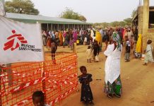 Campamento de Borno, en Nigeria. Foto: MSF