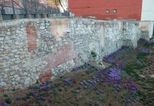 Restos de la muralla árabe de Madrid