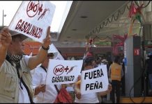 Las protestas por el “gasolinazo” arrecian en todo el país.