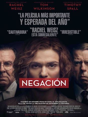 negacion-poster “Negación”, un asunto importante y una película no tanto