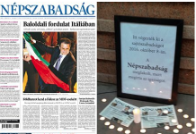 Cierra en Hungría el periódico Nepszabadság