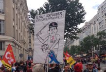 París, protestas por la reforma laboral, 14 de junio de 2016