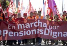 Protestas de pensionistas en España, febrero de 2018