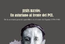 Portada de Jesús Bayón: un asturiano al frente del PCE, de Benito Díaz Díaz, publicado por Almud Ediciones de CLM y Soc. de Estudios del Franquismo y la Transición.