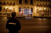 08/11/2017 Ministerio de Agricultura y Medio Ambiente, Madrid, España. © Greenpeace / Pablo Blázquez