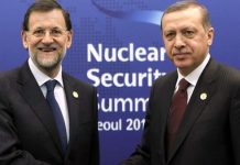 Los presidentes Rajoy y Erdogan en una cumbre mundial